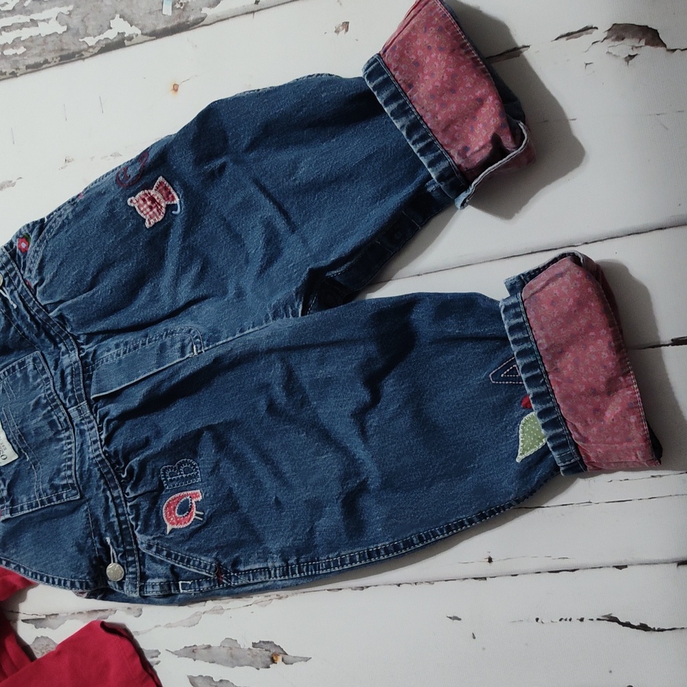 Vintage Y2K OshKosh B'gosh A B C Overalls 18m - Picture 5 of 15